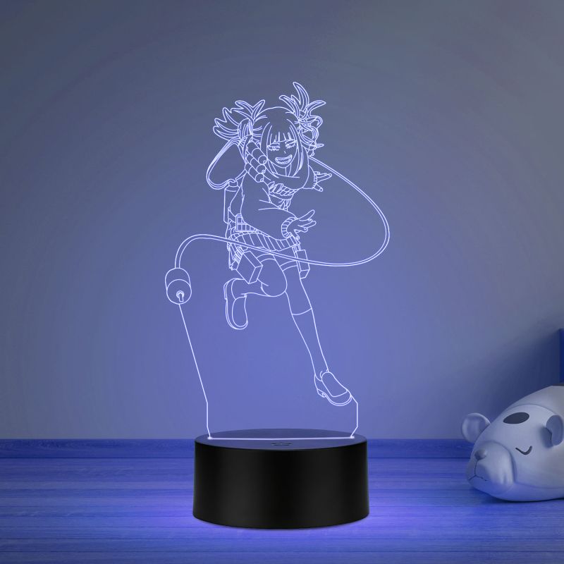 3D Led Night lamp My Hero Academia himiko togo452 Anime lamp